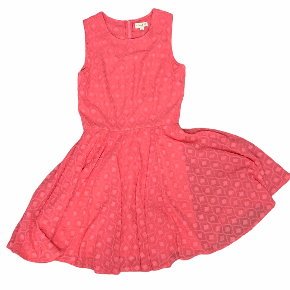 Maison Jules Textured Coral Dress Small